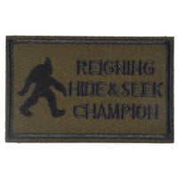 REIGNING HIDE & SEEK CHAMPION Patch, Green
