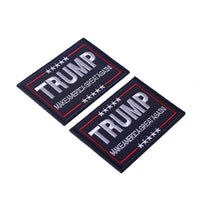 Trump Tactical Morale Patch Make American Great Again, Hook and Loop Patch 2 PCS