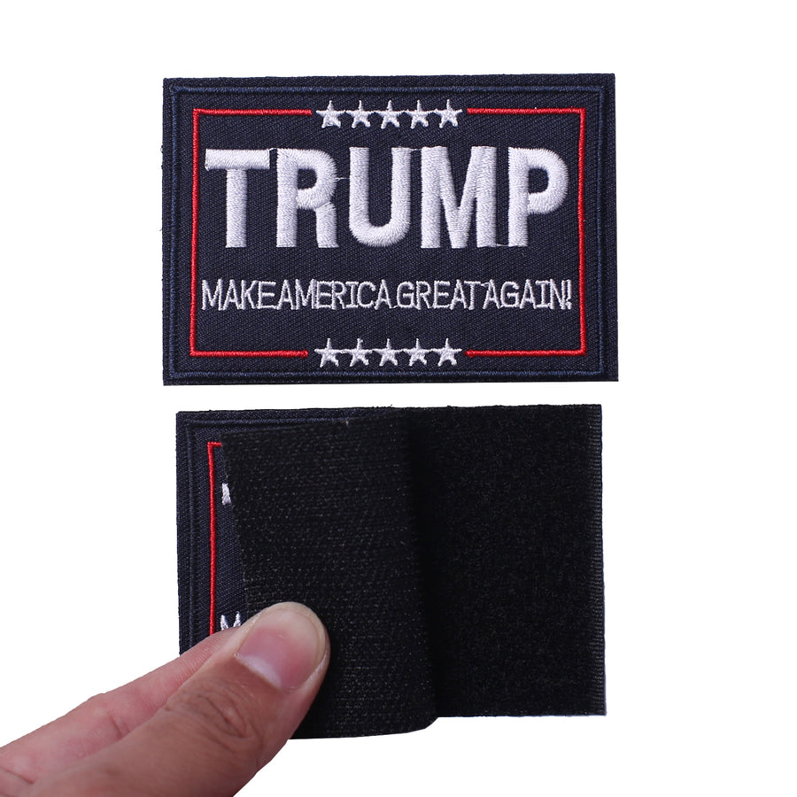 Patch Tattica Trump 2028 – Morale Patch Esercito USA Bandiera Gancio E Occhiello - Foto 3