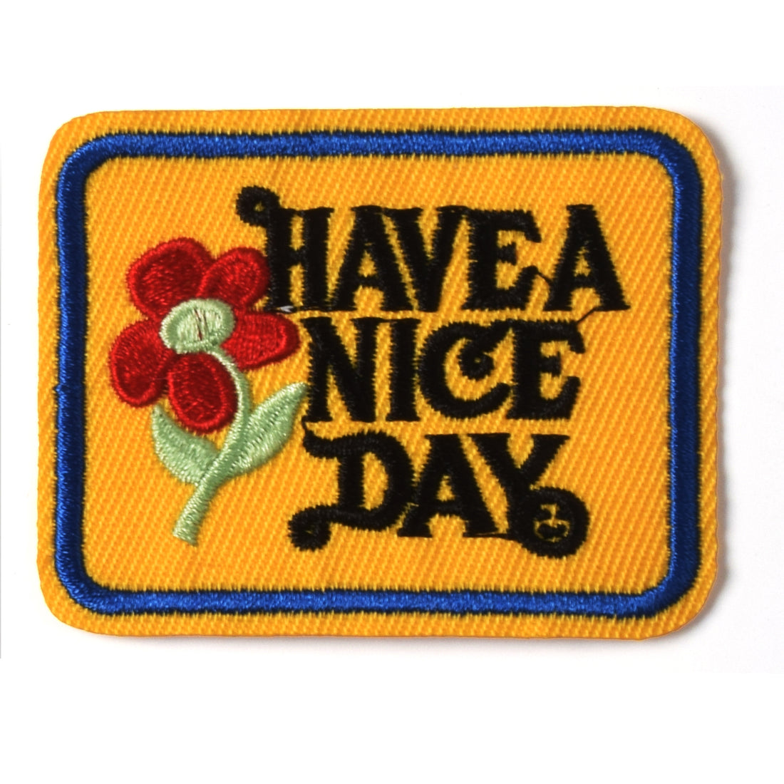 J.CARP Have a Nice Day Patches, Size 2.4 by 2.0 Inch, 5PCS