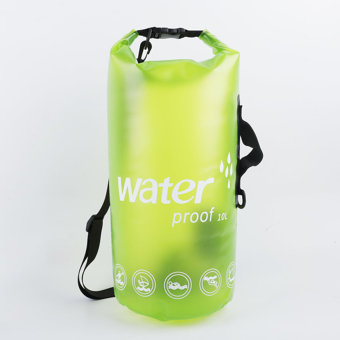 See through10L, 15L, 20L, 30L Waterproof Dry Bag, PVC Floating Storage Bag Dry Sack Clear Bag