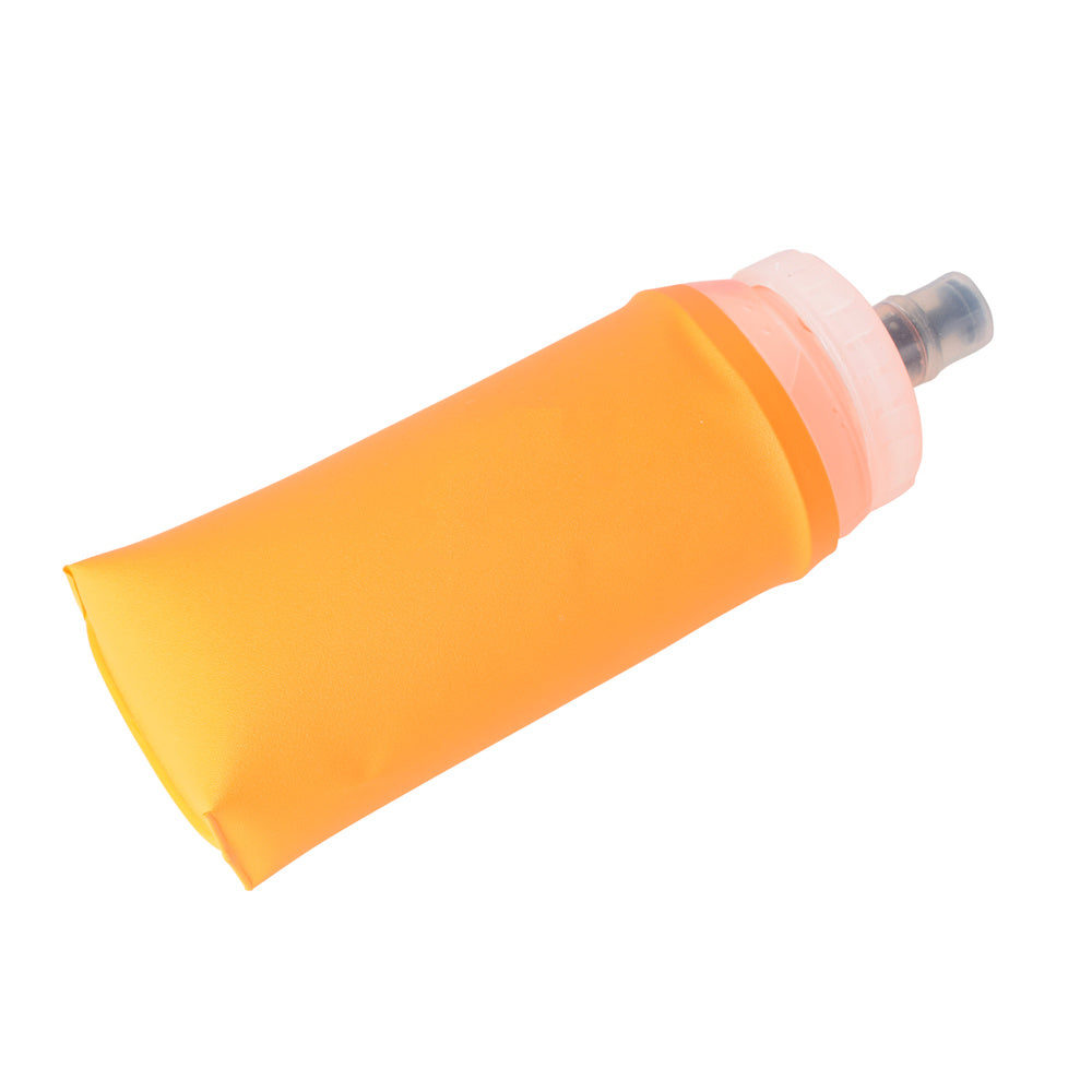 300ml, 500ml, 600ml square bottom large filling cap leakproof hydration bottle soft flask food-graded BPA-free