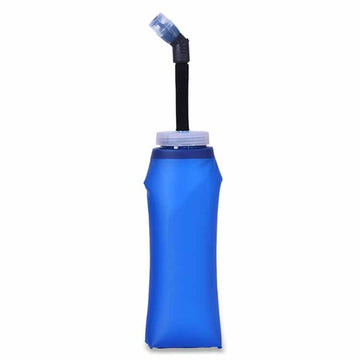 350ml, 400ml, 500ml, 600ml TPU bottle soft flask hydration bottle collapsible with on/off switch long tube