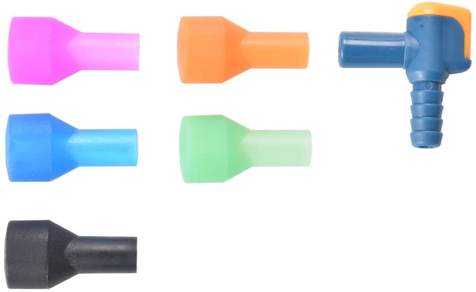 Hydration Accessories Kit (8 in 1), Including 1 High Flow Replacement Tube, 1 Tube Cleaner Brush, 1 bite Valve, and 5 mouthpieces