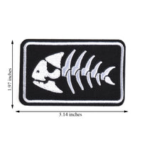 Jolly Pirate Fish Embroidered Patch