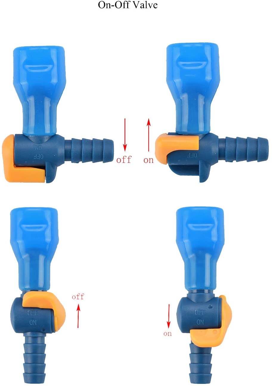 Hydration Bladder Bite Valves Kit, 7 in 1