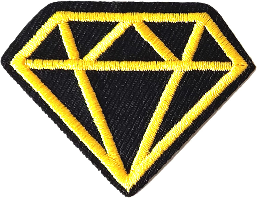 5Pcs Diamond Embroidered Iron on Patch for Clothes, Iron-on Patches / Sew-on Appliques Patches for Clothing, Jackets, Backpacks, Caps, Jeans