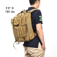 Custom Sample - Military Tactical Backpack Small Assault Pack Army Molle Bug Out Bag Backpacks