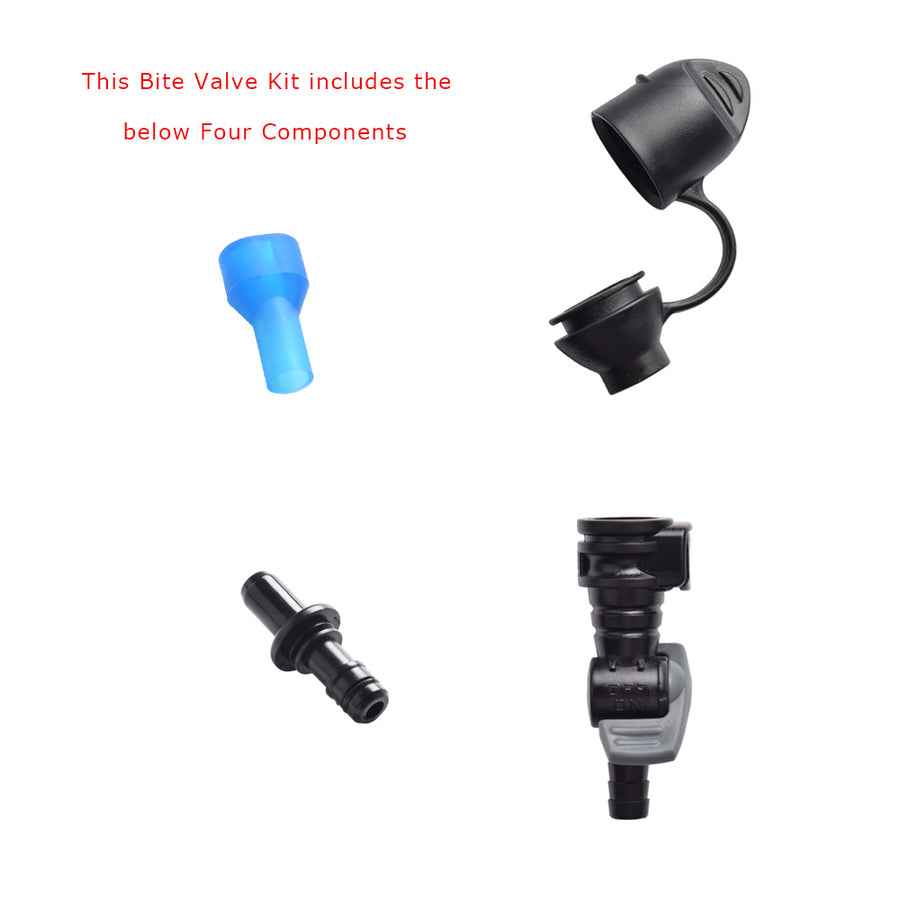 Bite Valve kit, Including Quick Disconnect On-Off Function