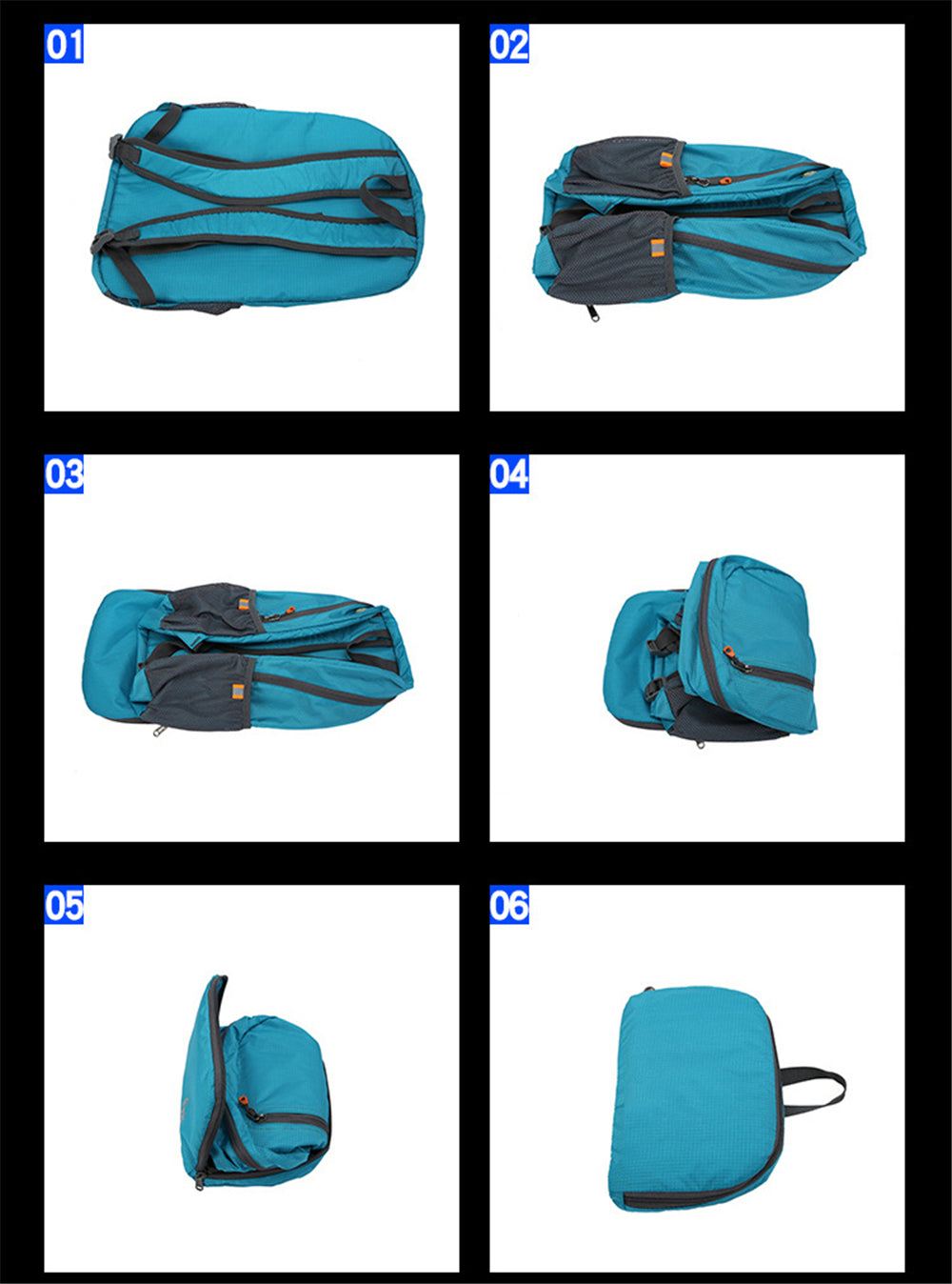 Foldable Overnight Backpack Lightweight Packable Travel Backpack Daypack School Bag