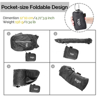 Foldable ultralight day hike backpack bag DHP-030