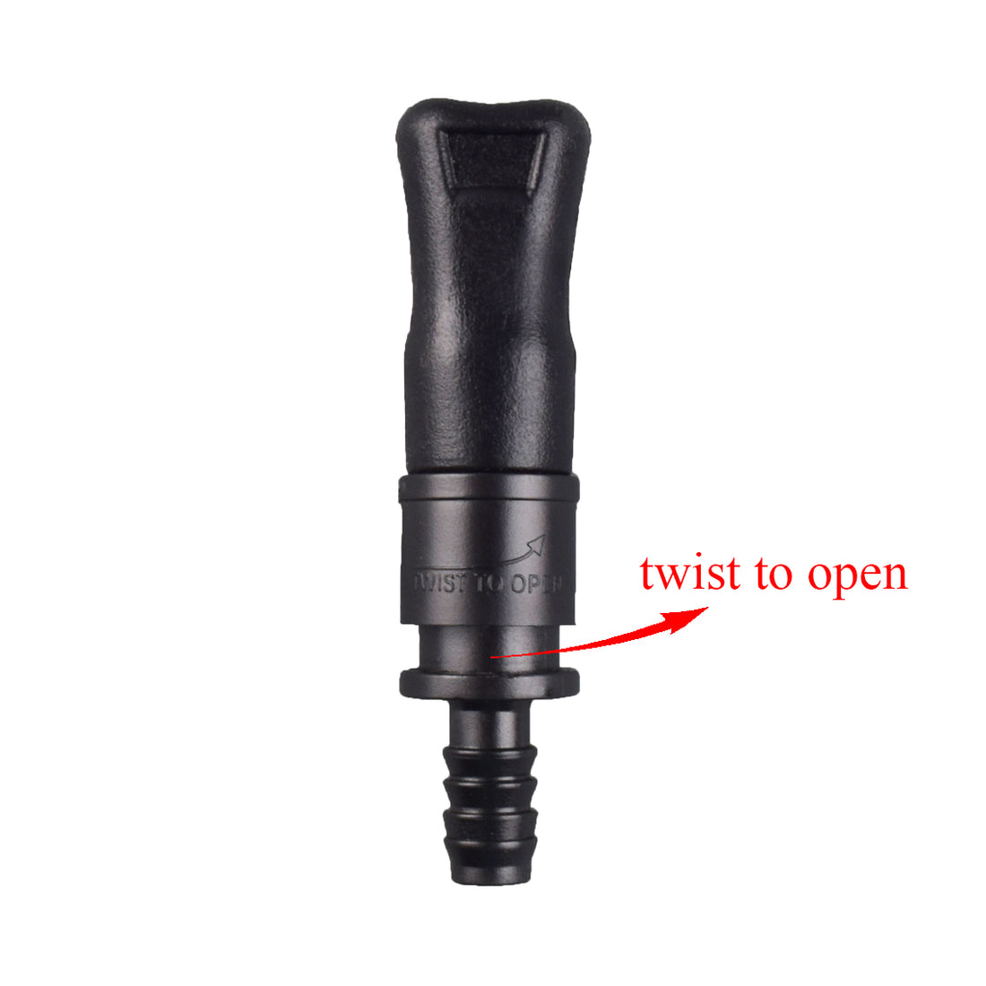 ON-Off Switch Bite Valve Tube Nozzle Replacement Water Bladder(Black)