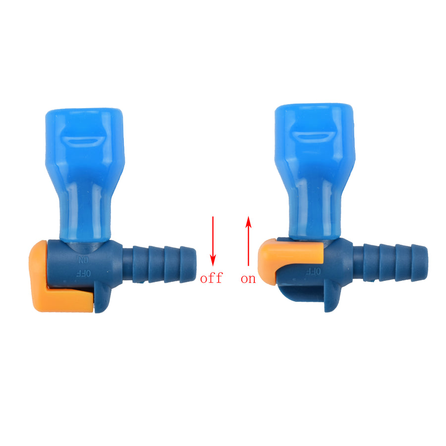 ON-OFF Switch Bite Valve, Blue, 90 degree