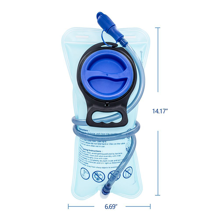 Professional outdoor hiking water bag 2l