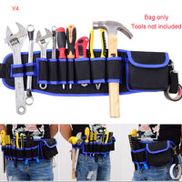 Multiple Various Tool Bag, Electrician Tool Bag, Open Top Tool Bags, Many Pockets Can Hold Many Tools, More Convenient to Carry Tools (Tools not included, Bag only)