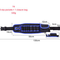 Multiple Various Tool Bag, Electrician Tool Bag, Open Top Tool Bags, Many Pockets Can Hold Many Tools, More Convenient to Carry Tools (Tools not included, Bag only)