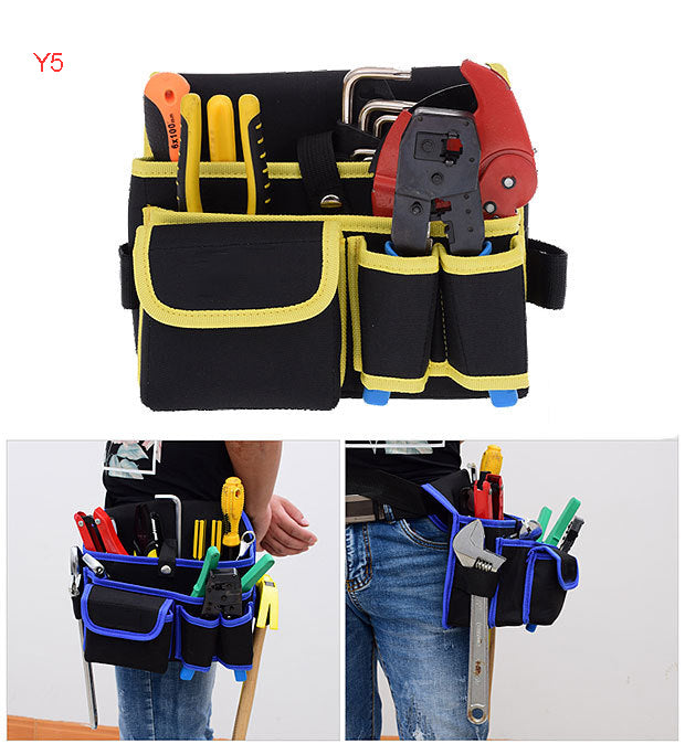 Multiple Various Tool Bag, Electrician Tool Bag, Open Top Tool Bags, Many Pockets Can Hold Many Tools, More Convenient to Carry Tools (Tools not included, Bag only)