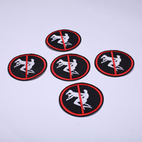 5Pcs Don't Make Love Patches Embroidered Iron on Patch for Clothes, Iron-on Patches / Sew-on Appliques Patches for Clothing, Jackets, Backpacks, Caps, Jeans
