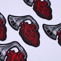 5Pcs Let My Heart Be Heard Embroidered Iron on Patch for Clothes, Iron-on Patches / Sew-on Appliques Patches for Clothing, Jackets, Backpacks, Caps, Jeans