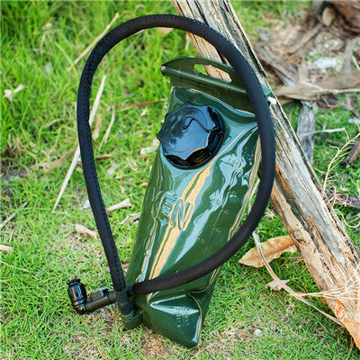 PEVA hydration water bladder, army green water reservoir for hiking day backpack bag DRD001