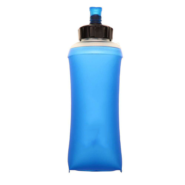 BPA free 500ml FDA approved TPU hydration flask blue on/off mouthpiece