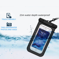 2021 high quality waterproof crossbody mobile phone crossbody cell phone shoulder bag for swimming boating pvc mobile phone bags