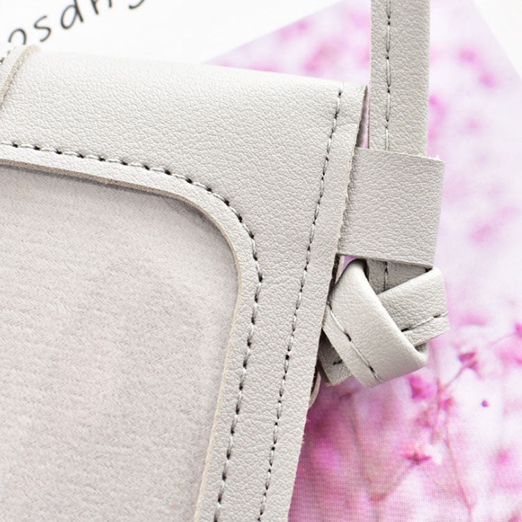 2021 new design womens leather cell phone bag pvc crossbody cell phone bag shoulder phone bag