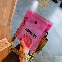 2021 new design phone bag crossbody for women clear pvc shoulder phone bag purse wallet mobile phone bags