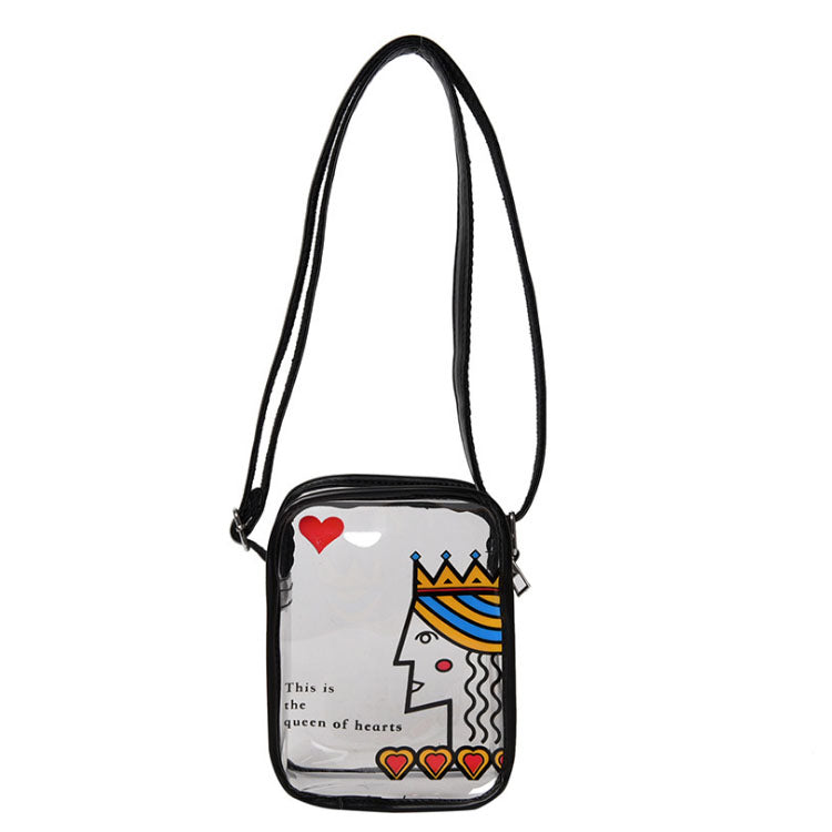 2021 new design ziplock bag phone clear pvc phone pouch bag womens phone bag