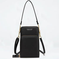 2021 new design womens leather cell phone bag pvc crossbody cell phone bag shoulder phone bag