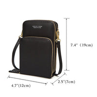 2021 new design womens leather cell phone bag pvc crossbody cell phone bag shoulder phone bag