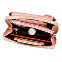 crossbody cell phone bag for women wallet purse shoulder bag handbag lightweight PU mobile phone bags