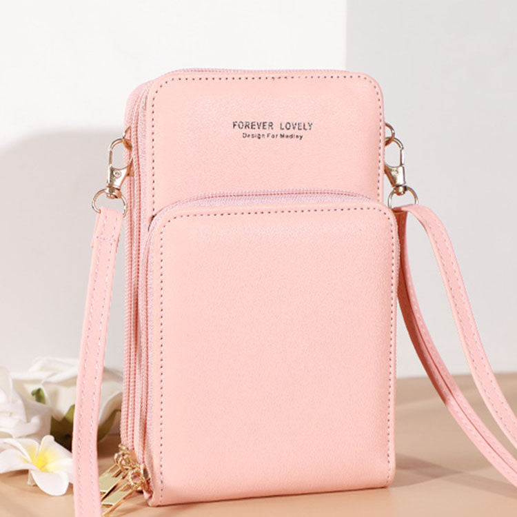 waterproof new crossbody cell phone bag for women wallet purse shoulder bag handbag lightweight PU mobile phone bags