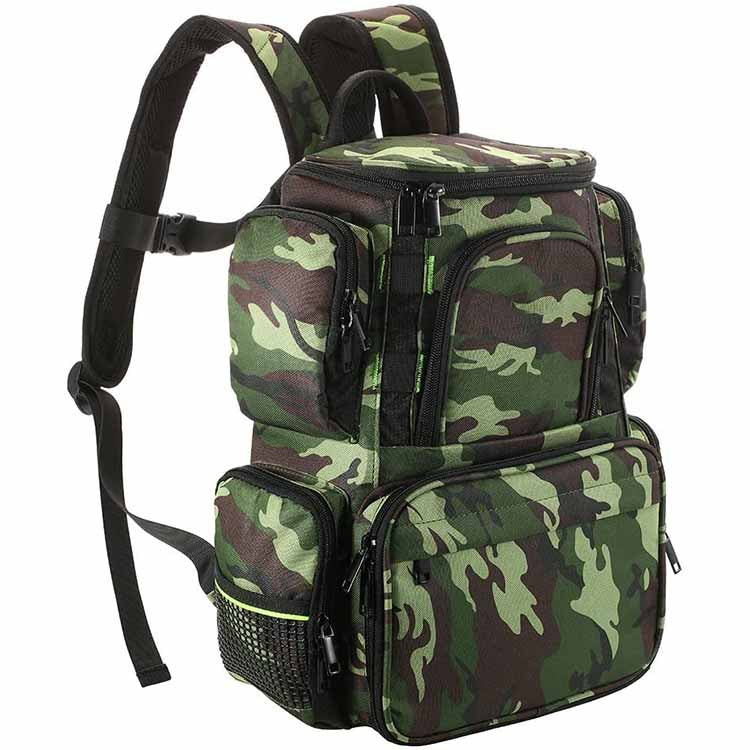 Fishing Tackle Backpack Multifunctional Fishing Tackle Utility Bag Large Waterproof Tackle Bag Storage