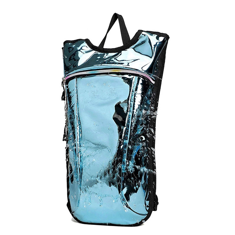 2 liter rave holographic hydration pack for hiking running biking festival party hydration backpack