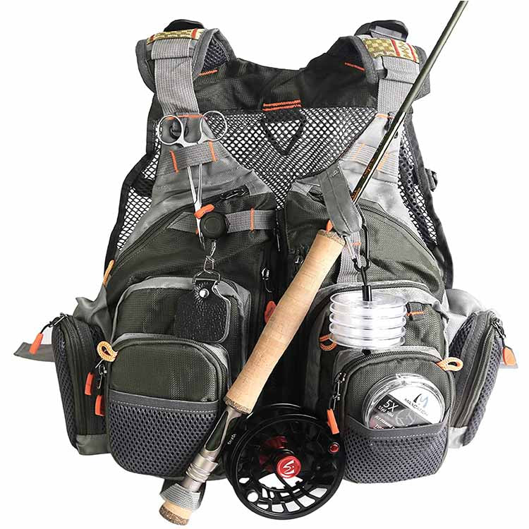 Fly Fishing Vest Pack (Fishing Vest/Fishing Sling Pack/Fishing Backpack)