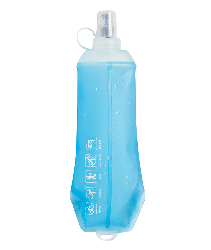 500ML, 250ML, 150ML Recycable, food-graded, safety collapsible soft flask hydration bottle FDA approved leakproof